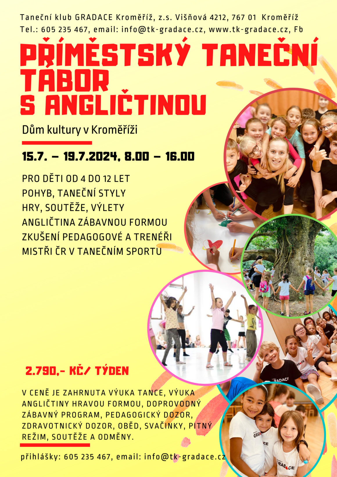 PŘÍMĚSTSKÝ TANEČNÍ TÁBOR S ANGLIČTINOU 2024