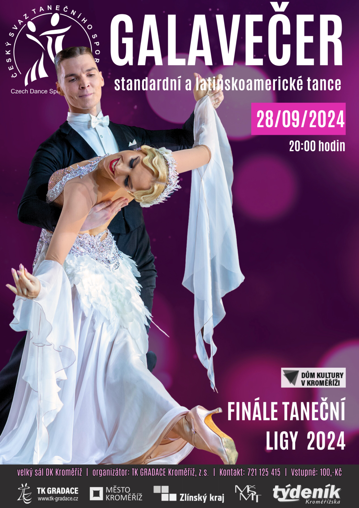 Galavečer – standardní a latinskoamerické tance